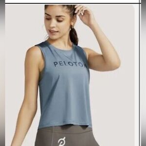 Peloton Cropped Muscle Tank